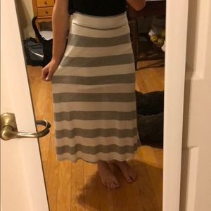 Stripped skirt!